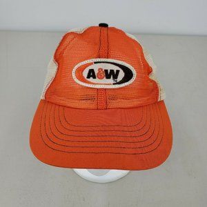 A&W Orange Trucker Hat
